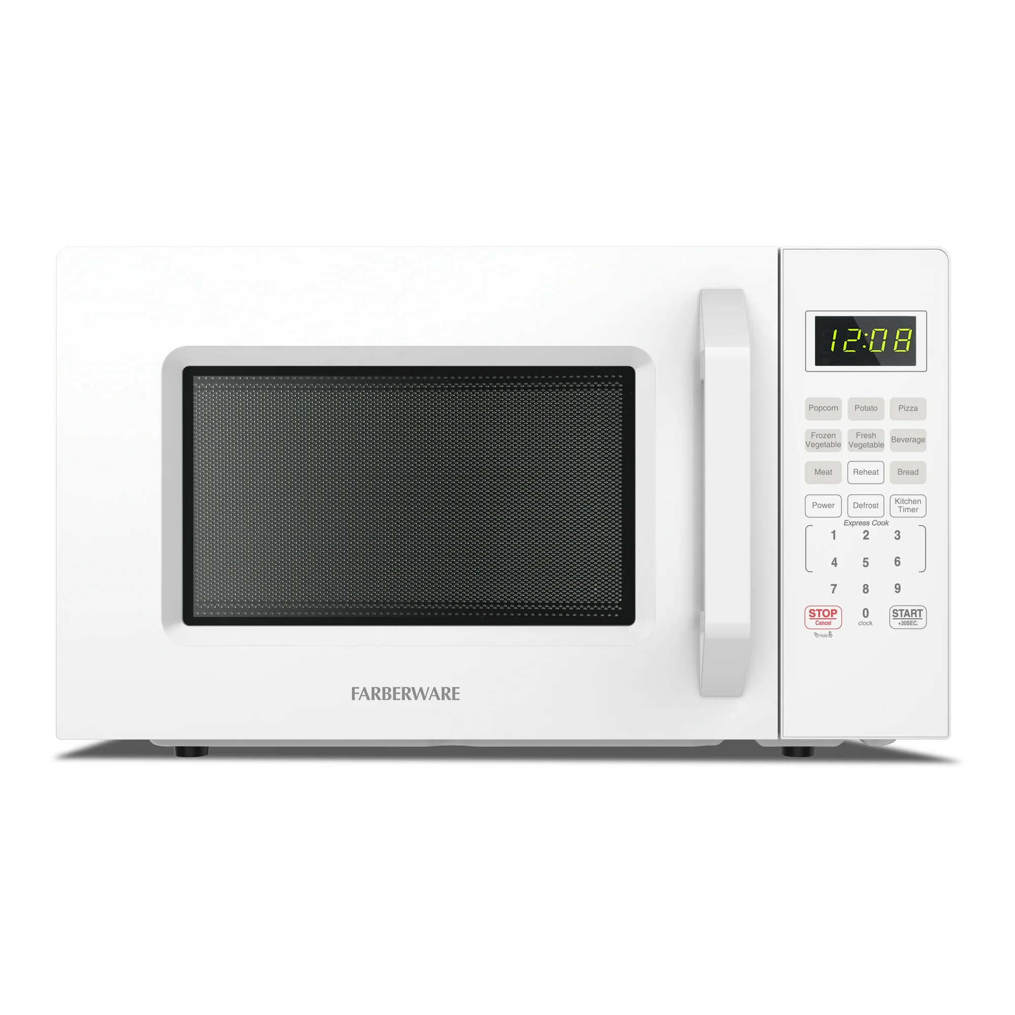 Farberware 1.1 Cu. Ft. 1000-Watt Compact Microwave Oven, White