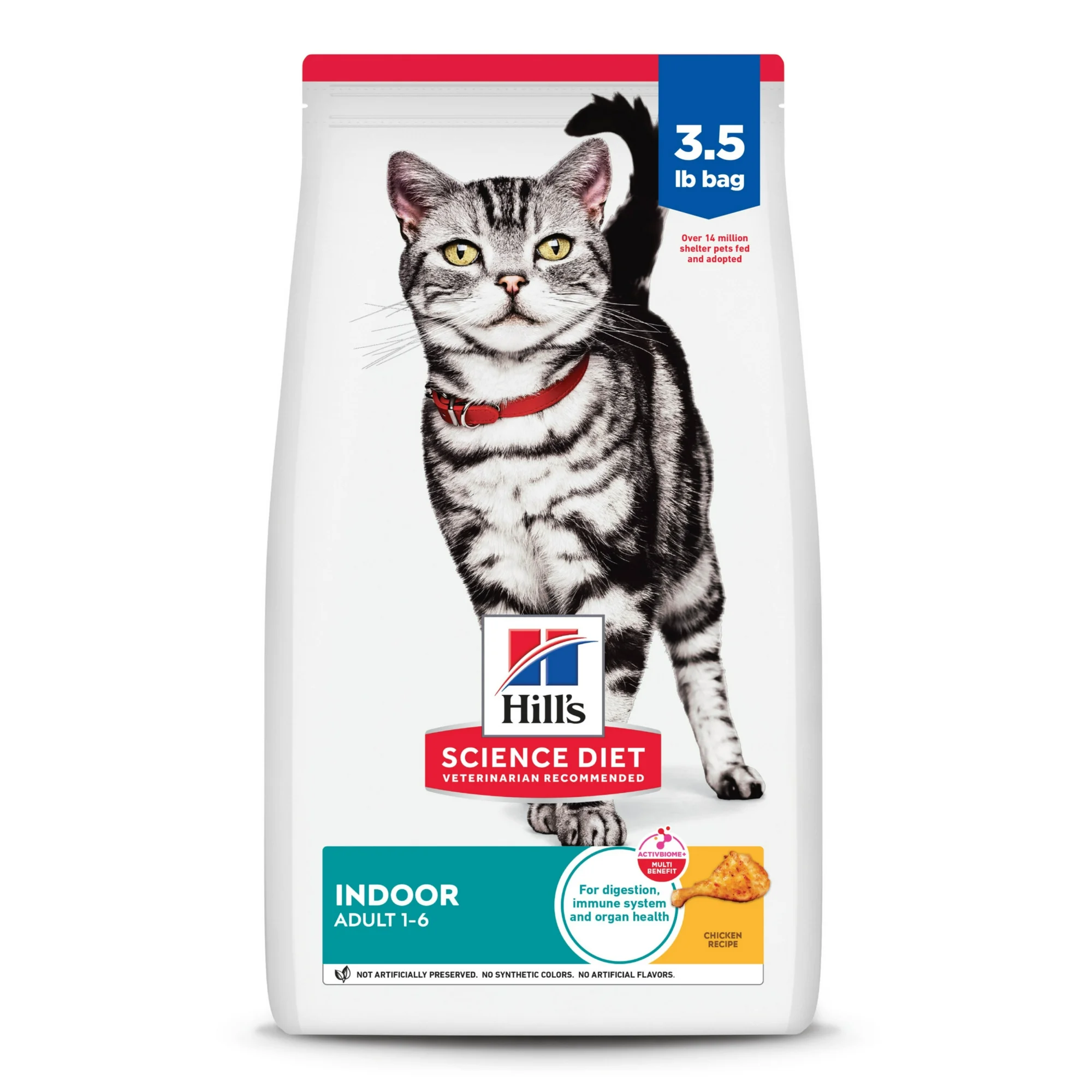 Hill's Science Diet Indoor Chicken Dry Cat Food, 3.5lb Bag