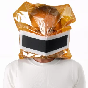 Portable Emergency Fire Escape Mask, Full Face Smoke Filter Respirator with Heat Protection for Home and Workplace Safety