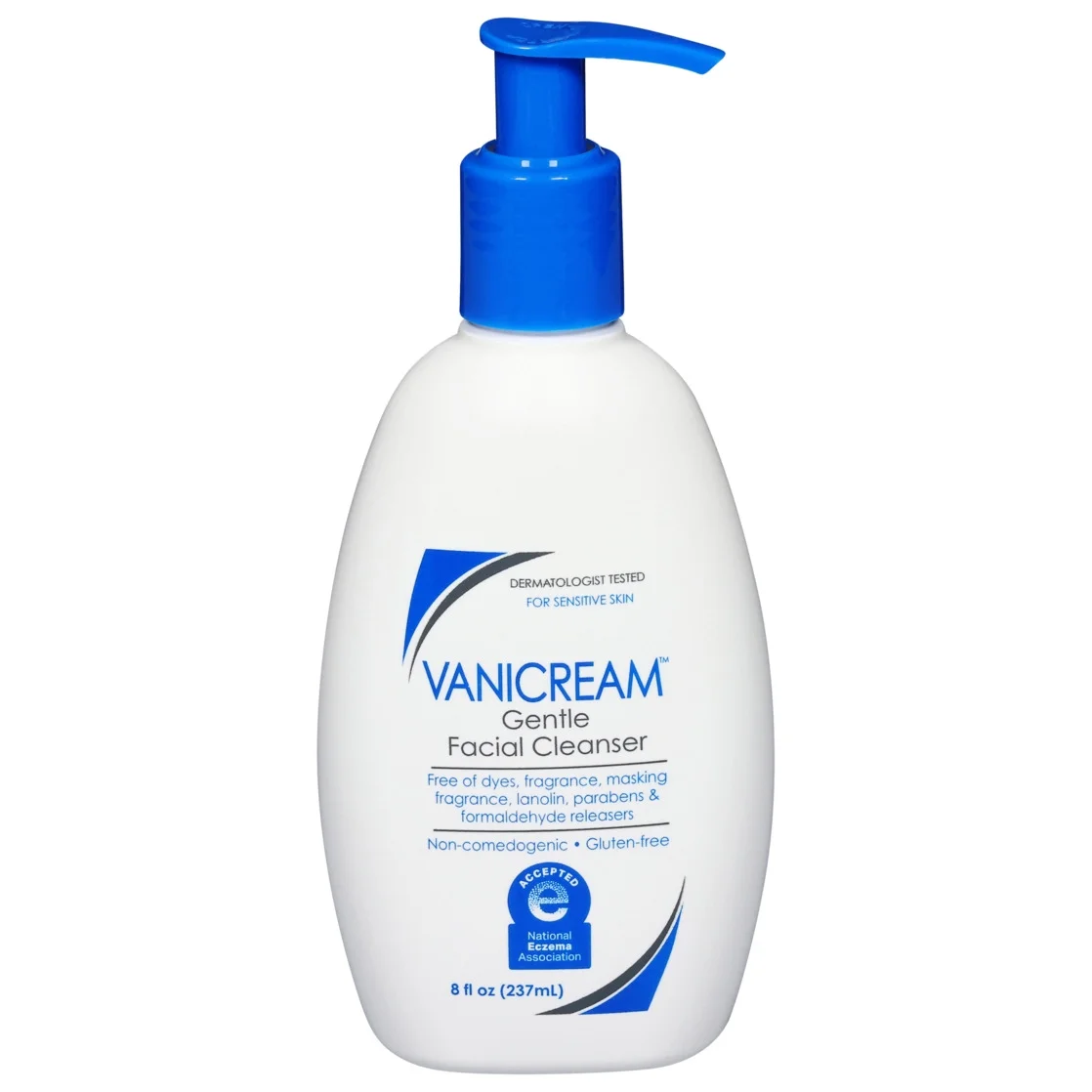 Vanicream Gentle Facial Cleanser Mild Fragrance-Free Face Wash Designed for Sensitive Skin